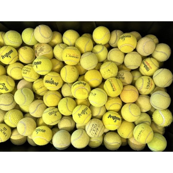 25 Used Tennis Balls Great for Dogs These Make Great Dog Toys  SAME DAY SHIPPING - Picture 6 of 6
